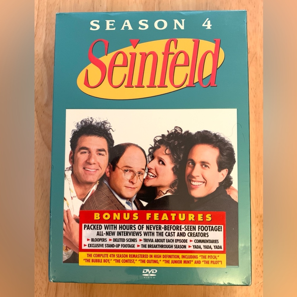🔥BOGO // Seinfeld Season 4 DVD Boxset